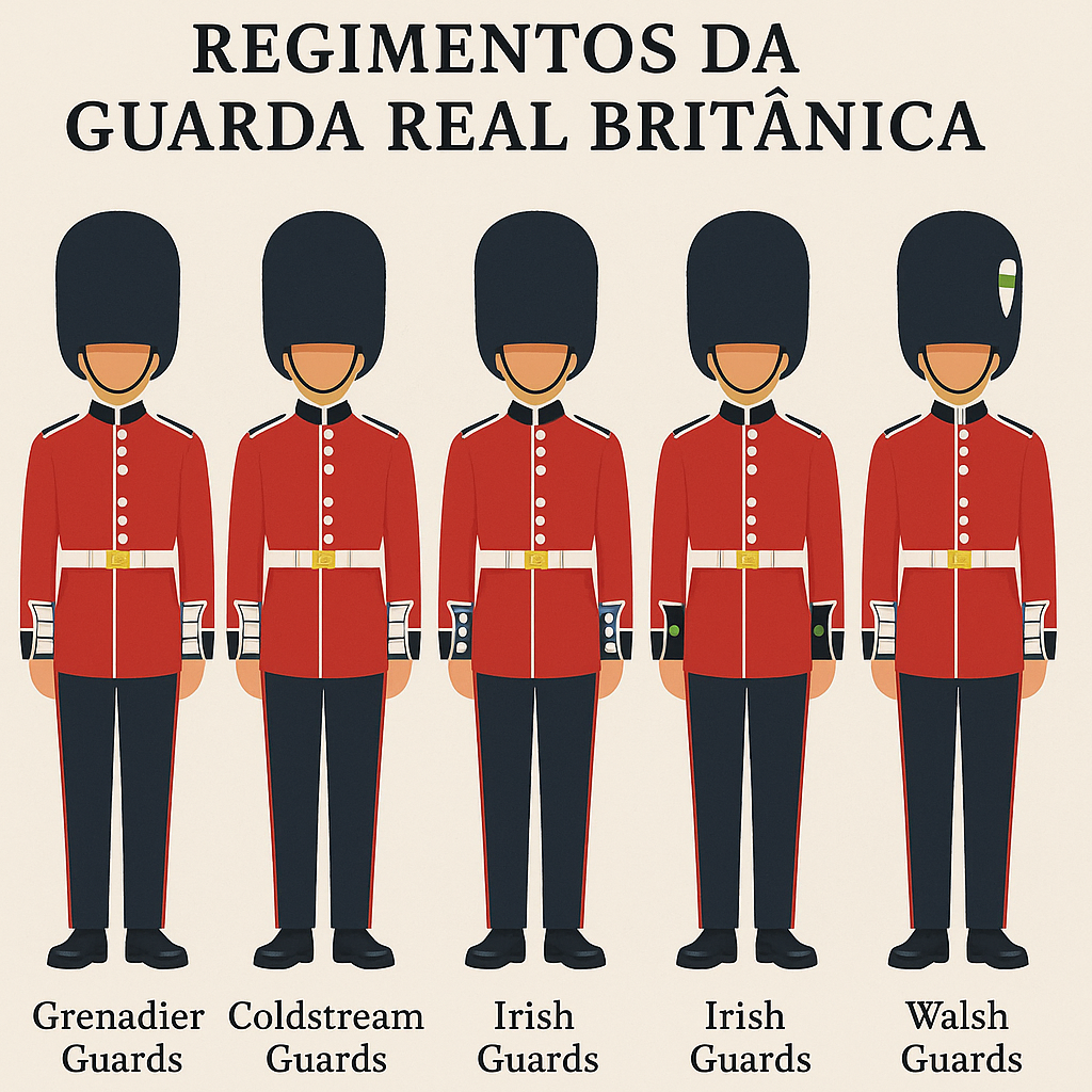A História da Guarda Real Britânica: Tradição, Função e Curiosidades 1 ChatGPT Image 12 de jul. de 2025 10 02 33