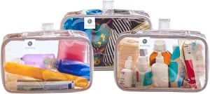 Os Principais Remédios para Levar em uma Viagem e Como Transportar Medicamentos de Uso Controlado 2 Necessaire transparente
