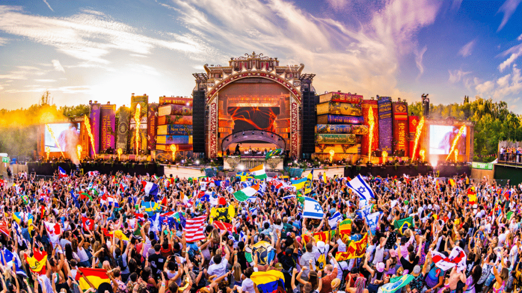 Turismo musical: Quando seguir seu ídolo vira um roteiro de vida 1 flags tomorrowland