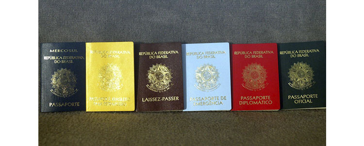 Principais Documentos e exigências para viajar ao exterior 1 passaporte tipos cores