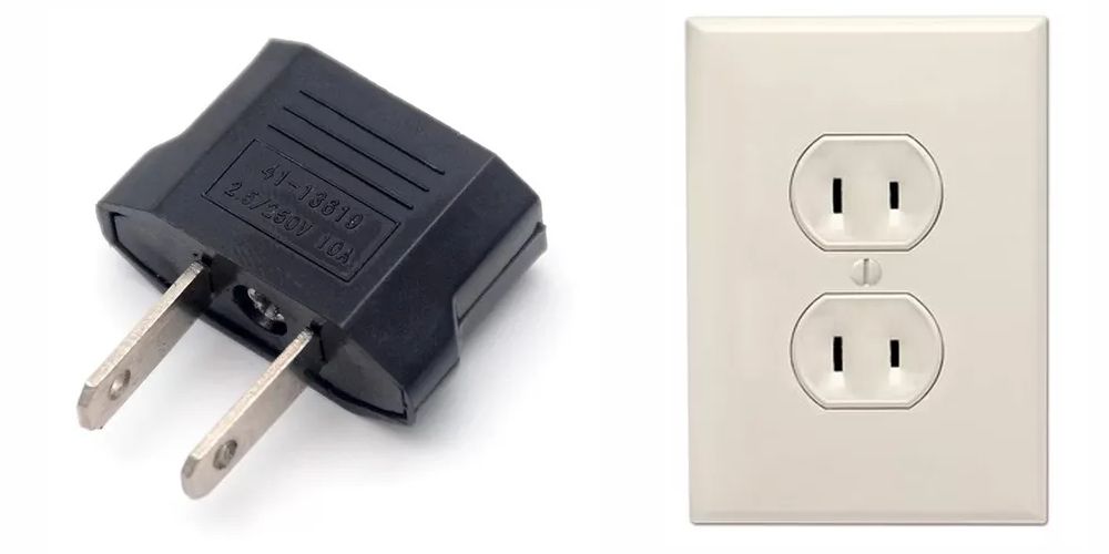 As tomadas ao redor do mundo: Saiba qual adaptador levar em sua viagem 1 tomada tipo a