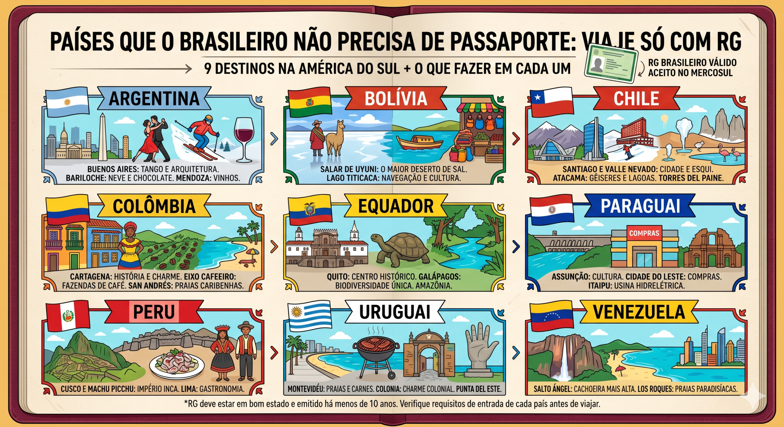 Países que o brasileiro não precisa de passaporte: para onde viajar só com RG e o que fazer em cada destino 1 Gemini Generated Image tvv4jjtvv4jjtvv4 1 scaled
