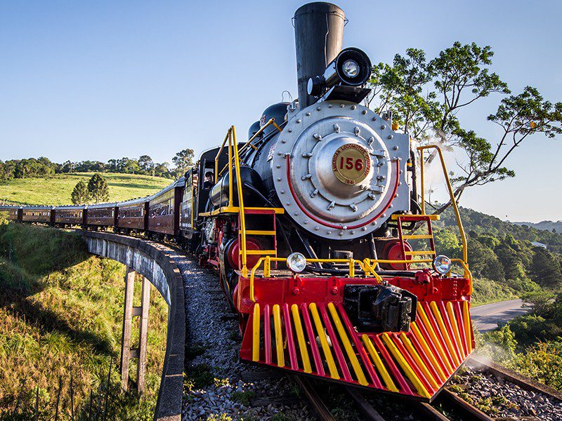 Uma viagem no tempo a bordo do trem Maria Fumaça em Bento Gonçalves/RS 