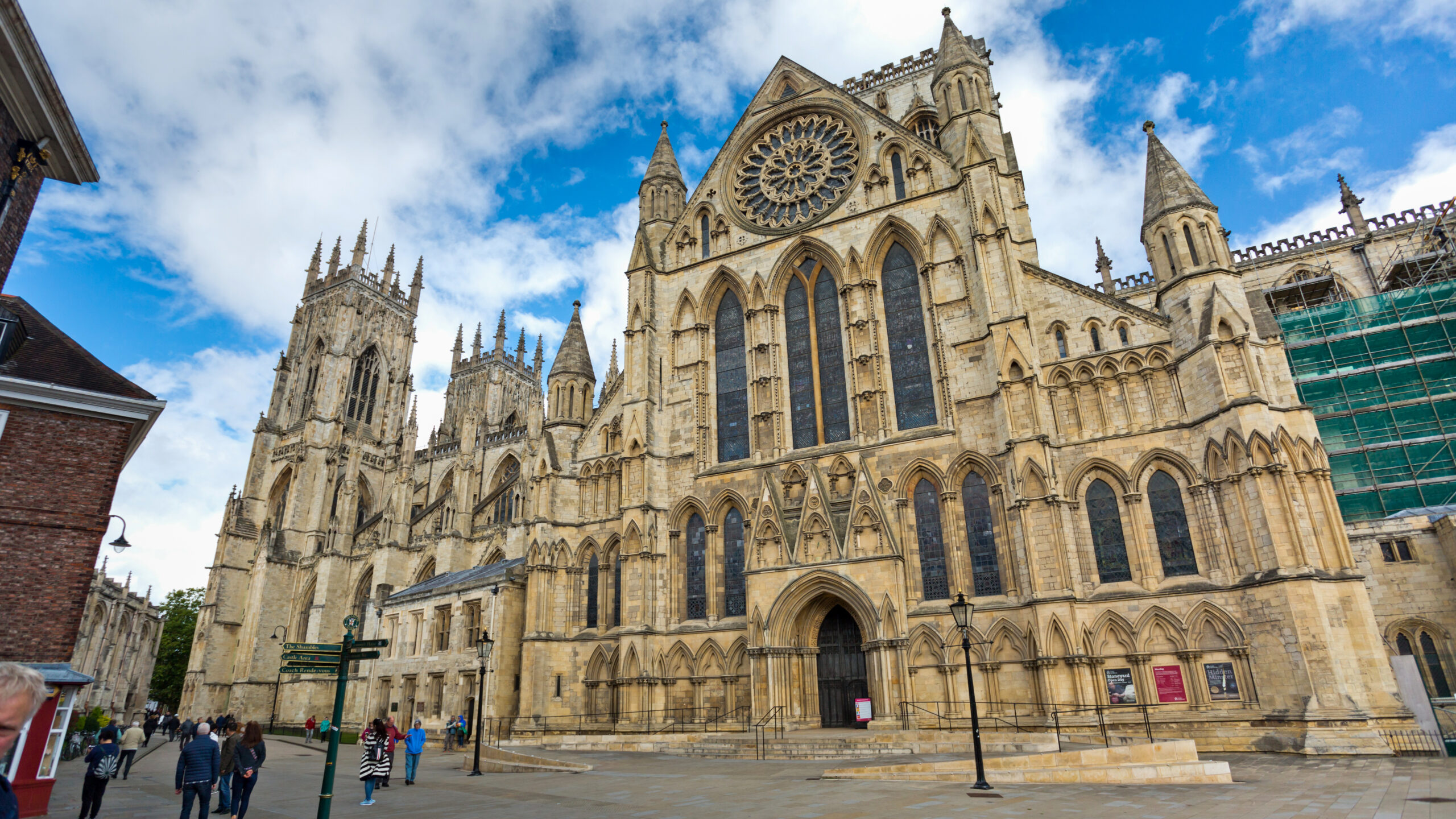 York Minster, uma das maiores catedrais góticas do norte da Europa.